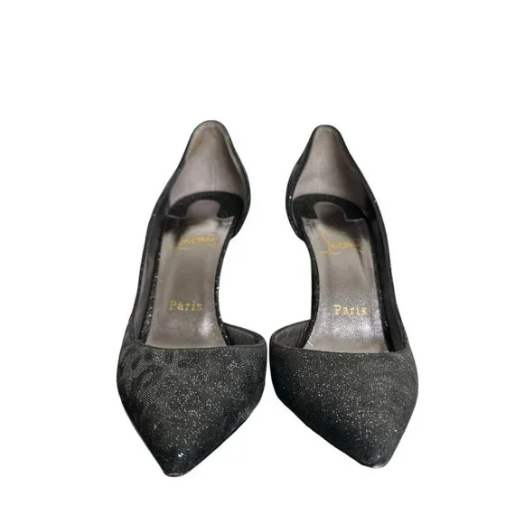 Christian Louboutin Leopard Black Heels - Picture 3 of 12